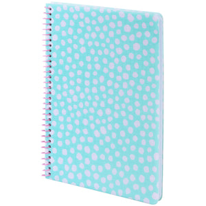 Spiral notebook Axent 8462-2-A, A5, 80 sheets, squared, plastic cover, blue