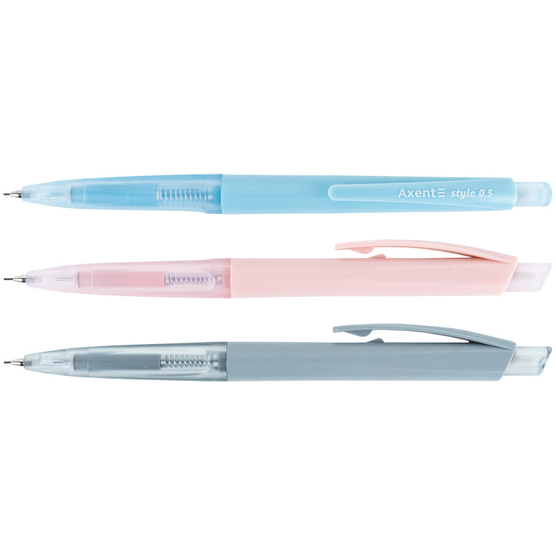Druckbleistift Axent Style AMP9027-A mit Radiergummi, HB, 0,5 mm