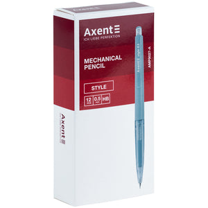 Druckbleistift Axent Style AMP9027-A mit Radiergummi, HB, 0,5 mm