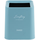 Schreibtisch-Abfallbehälter Axent 2132-07-A, quadratisch, blau