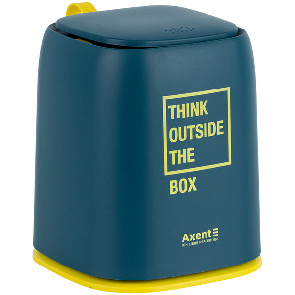 Desktop waste bin Axent 2133-47-A , rectangular, blue indigo