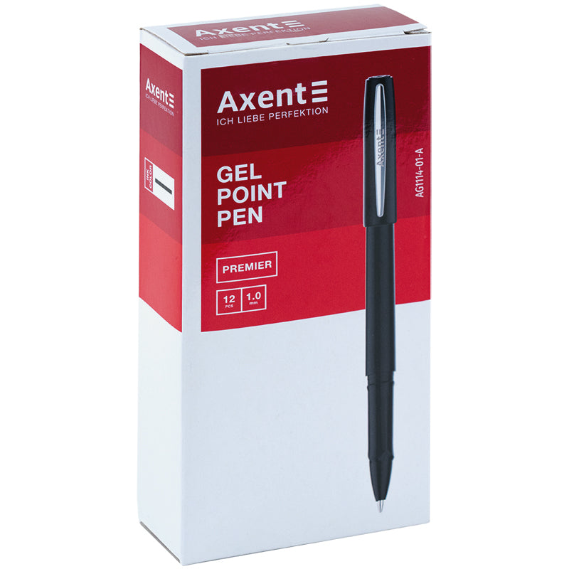 Gelstift Axent Premier AG1114-01-A, 1,0 mm, schwarz