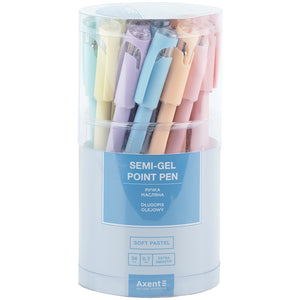 Ölschreiber Axent Soft Pastel AB1102-02-A, 0,7 mm, blau
