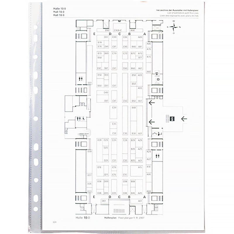 Mappe Axent Delta D1007 A4+, glänzend, 50 μm, 100 Stück
