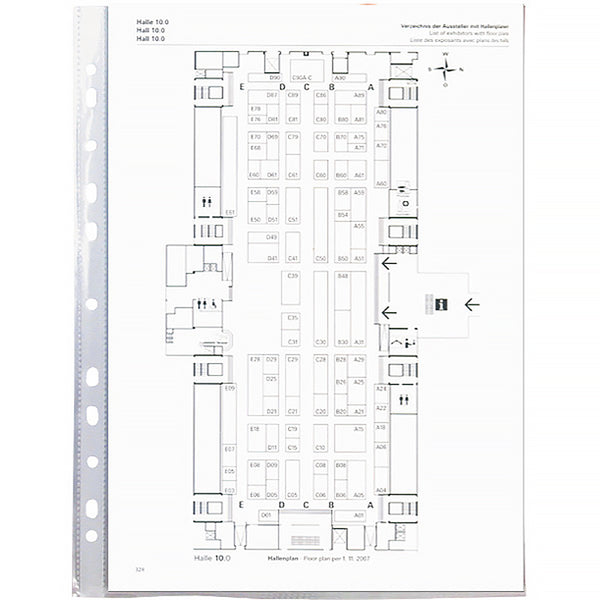 Mappe Axent Delta D1007 A4+, glänzend, 50 μm, 100 Stück