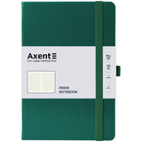 Notebook Axent Partner Prime 8305-61-A, 145x210 mm, 96 sheets,  squared, forest green