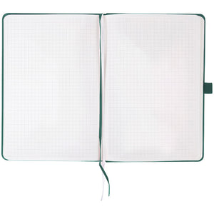 Notebook Axent Partner Prime 8305-61-A, 145x210 mm, 96 sheets,  squared, forest green