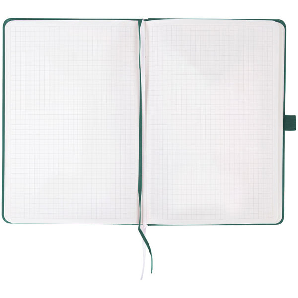 Notebook Axent Partner Prime 8305-61-A, 145x210 mm, 96 sheets,  squared, forest green