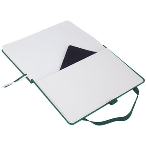 Notebook Axent Partner Prime 8305-61-A, 145x210 mm, 96 sheets,  squared, forest green