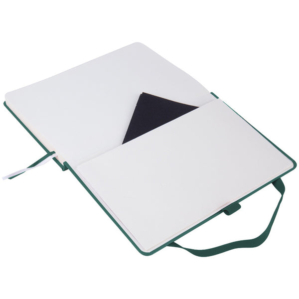 Notebook Axent Partner Prime 8305-61-A, 145x210 mm, 96 sheets,  squared, forest green