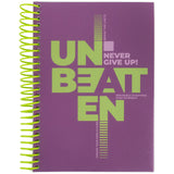 Notebook with dividers Axent 8405-09-A, A5, 120 sheets, squared, purple