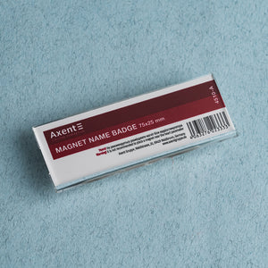 Acryl-Abzeichen auf Axent 4510-A Magnet, 75x25 mm