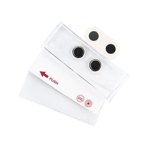 Badge Acryl auf Magnet Axent 4511-A, 65x21 mm