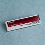 Badge Acryl auf Pin Axent 4514-A, 75x20 mm