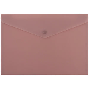 Folder with button Axent Morandi pink 1412-14-A, A4