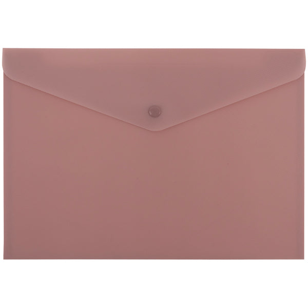 Folder with button Axent Morandi pink 1412-14-A, A4