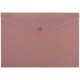 Folder with button Axent Morandi pink 1412-14-A, A4