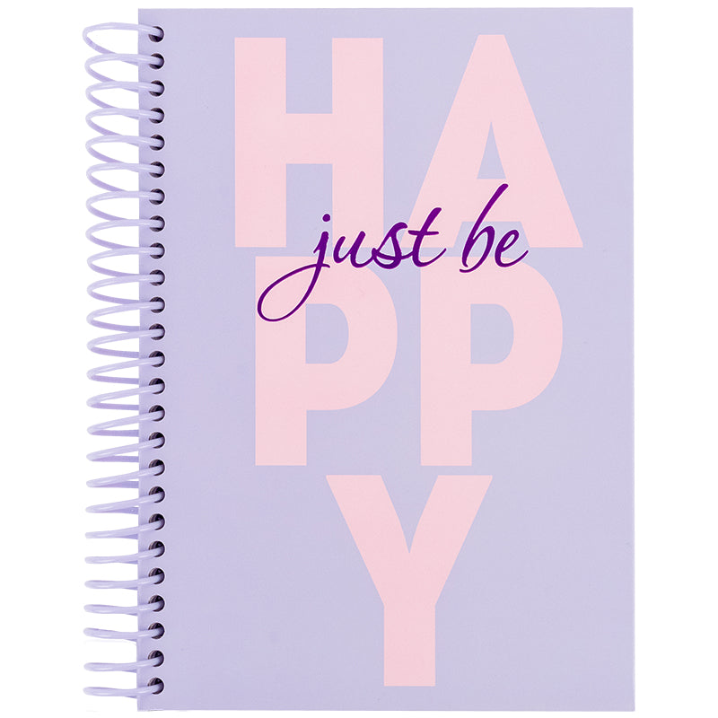 Spiral notebook Axent Happy 8464-2-A, A5, 120 sheets, squared, hard cover