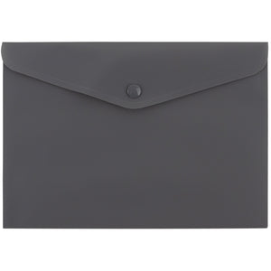 Folder with button Axent Morandi grey 1522-33-A, A5
