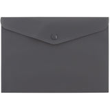 Folder with button Axent Morandi grey 1522-33-A, A5