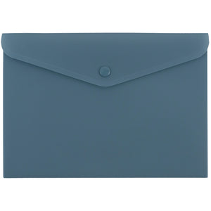 Folder with button Axent Morandi blue 1522-34-A, A5