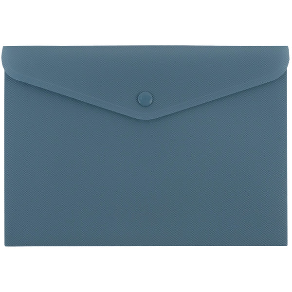 Folder with button Axent Morandi blue 1522-34-A, A5