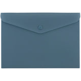 Folder with button Axent Morandi blue 1522-34-A, A5