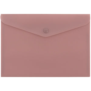 Folder with button Axent Morandi pink 1522-35-A, A5