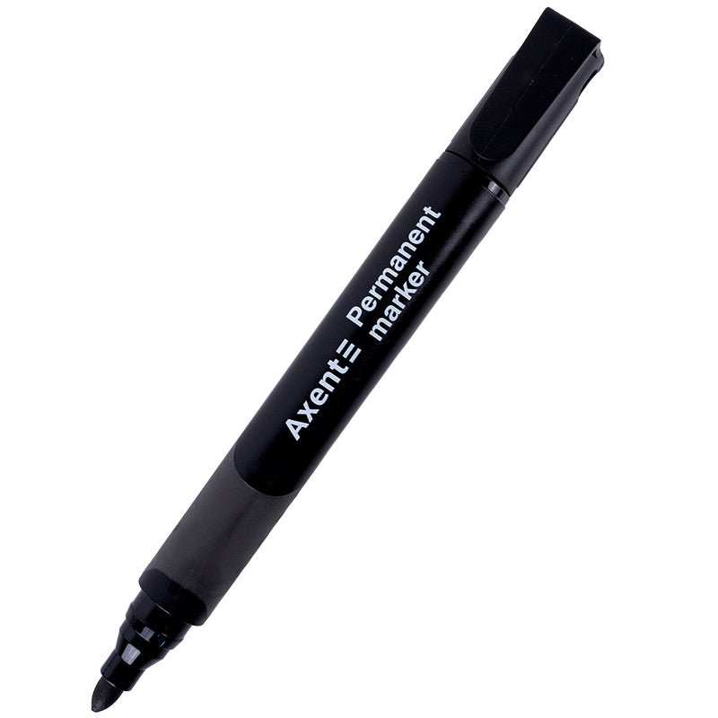 Marker Axent Permanent Comfort Grip 2542-01-A, 2 mm, rund schwarz