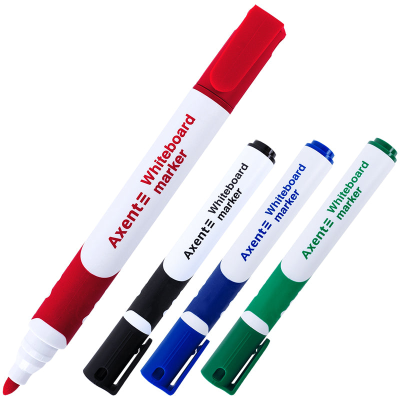 Marker Axent Whiteboard Comfort Grip 2552-40-A, 2 mm, rund sortiert