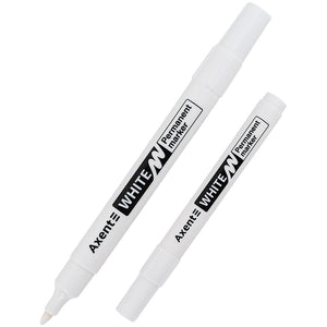 Marker Axent Permanent White 2545-A, 2 mm, rund weiß