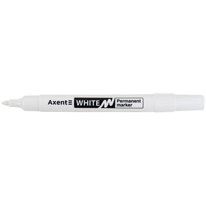 Marker Axent Permanent White 2545-A, 2 mm, rund weiß