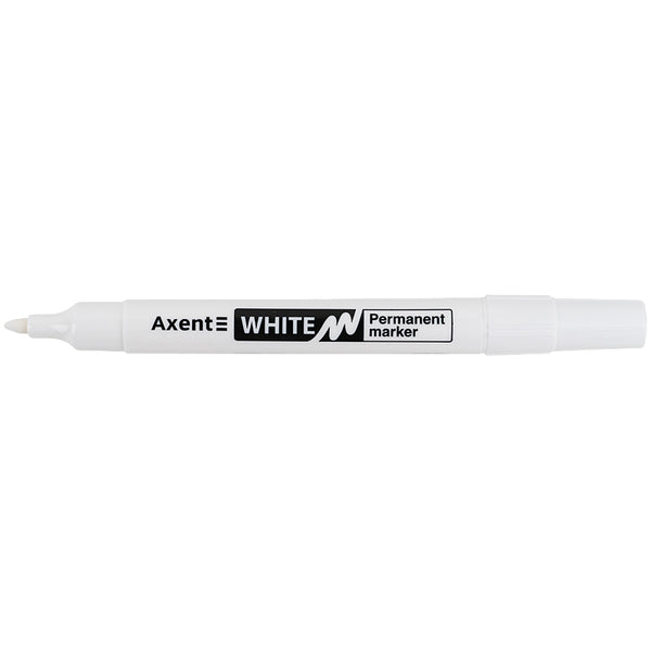 Marker Axent Permanent White 2545-A, 2 mm, rund weiß