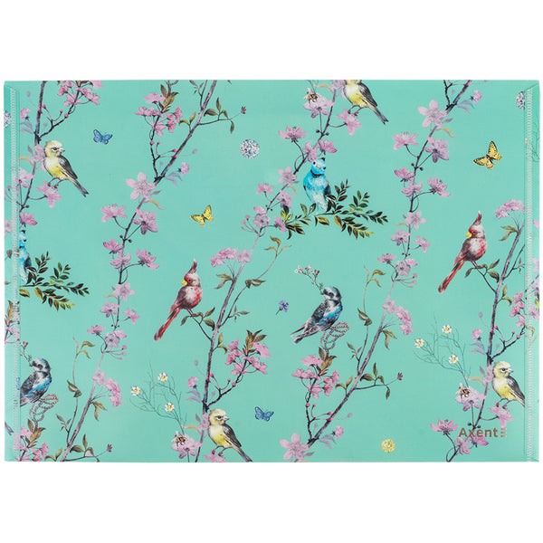 Folder with button Axent Olga Selyshcheva, Spring 1495-33-A, A4+
