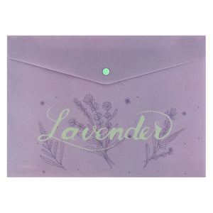 Knopfmappe Axent Lavendel-2 1495-37-A, A4