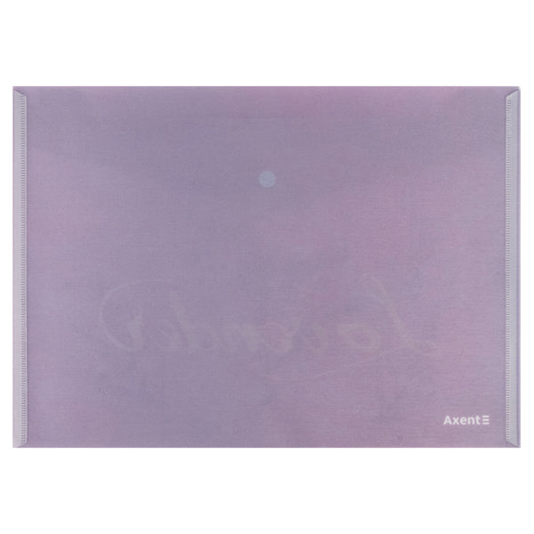 Knopfmappe Axent Lavendel-2 1495-37-A, A4