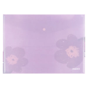 Knopfmappe Axent Lavendel-4 1495-39-A, A4