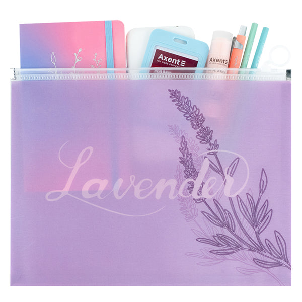 Druckverschlussmappe Axent Lavender-1 1497-36-A, A4+