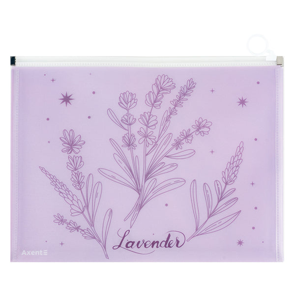 Druckverschlussmappe Axent Lavender-2 1497-37-A, A4+