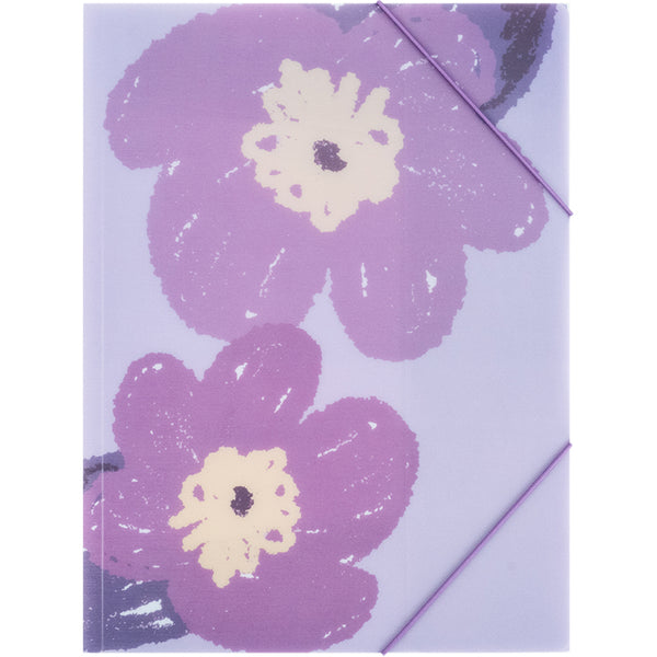 Folder with elastic bands Axent Lavender-3 1509-38-A, A4+