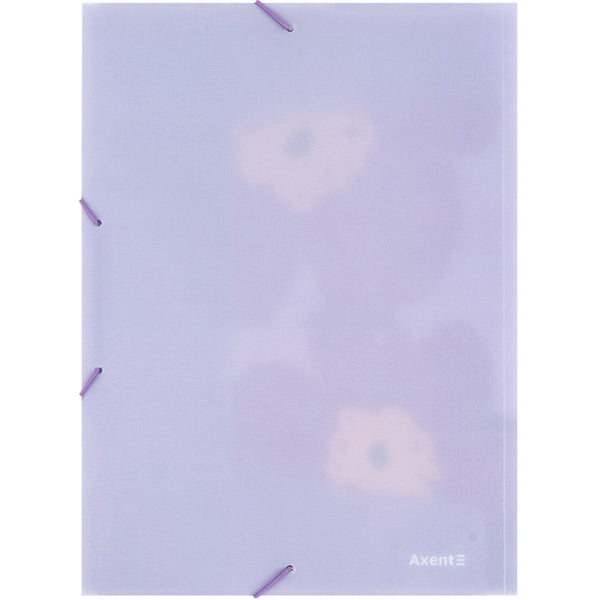 Folder with elastic bands Axent Lavender-3 1509-38-A, A4+