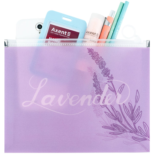 Druckverschlussmappe Axent Lavender-1 1498-36-A, A5+
