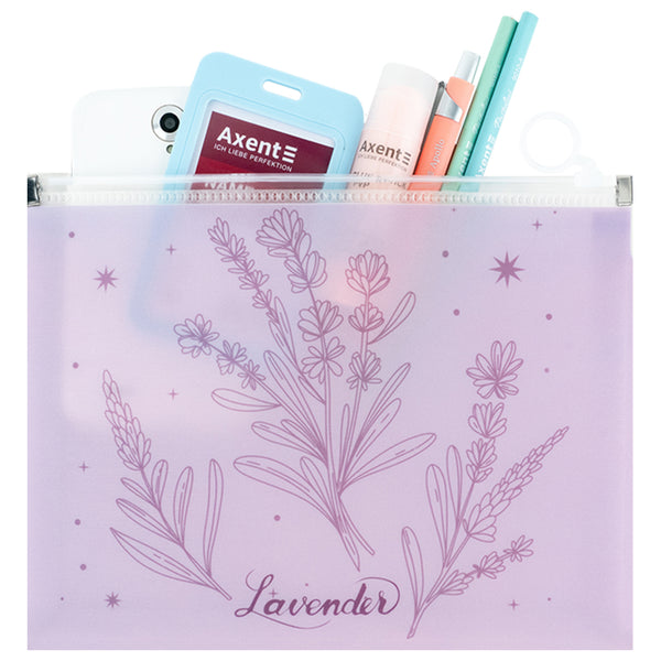 Druckverschlussmappe Axent Lavender-2 1498-37-A, A5+