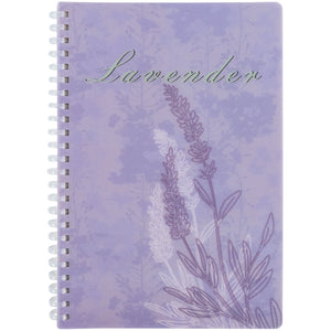 Spiral notebook Axent Lavender 3 8033-3-A, A5, 80 sheets, squared, plastic cover