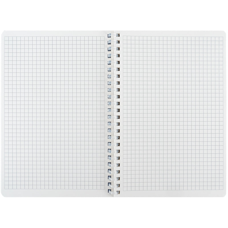 Spiral notebook Axent Lavender 3 8033-3-A, A5, 80 sheets, squared, plastic cover