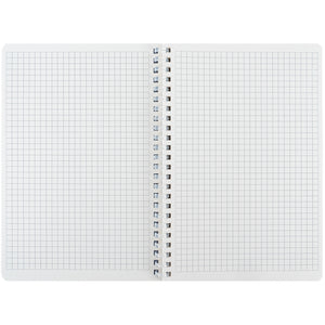 Spiral notebook Axent Lavender 3 8033-3-A, A5, 80 sheets, squared, plastic cover
