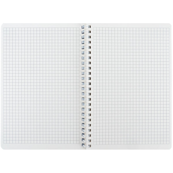 Spiral notebook Axent Lavender 3 8033-3-A, A5, 80 sheets, squared, plastic cover