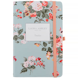 Notizbuch Partner Laura Ashley, Timeless 8621-4-A-LA, 125x195 mm, 96 Blatt, Zelle