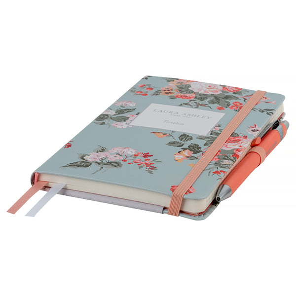 Notizbuch Partner Laura Ashley, Timeless 8621-4-A-LA, 125x195 mm, 96 Blatt, Zelle