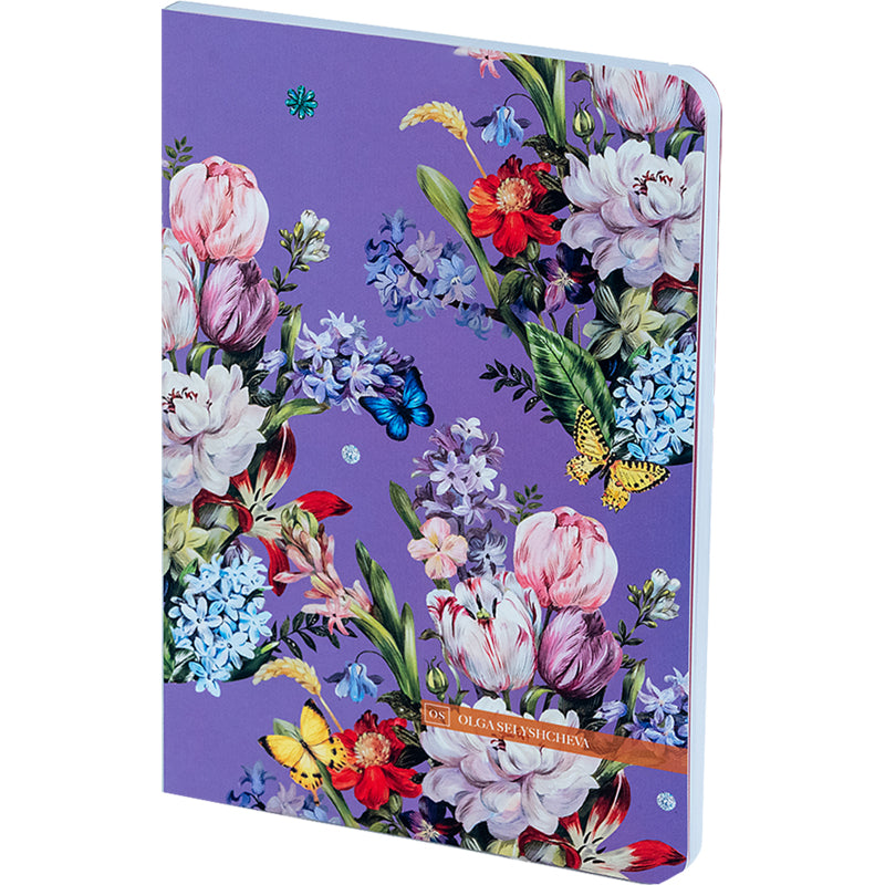 Notebook Axent Secret Garden 8700-10-A-OS, A5, 80 sheets,  squared
